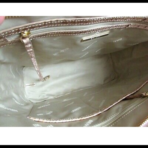 BRAHMIN Medium Asher Roseleaf Tote Handbag Chiffon - Picture 10 of 10